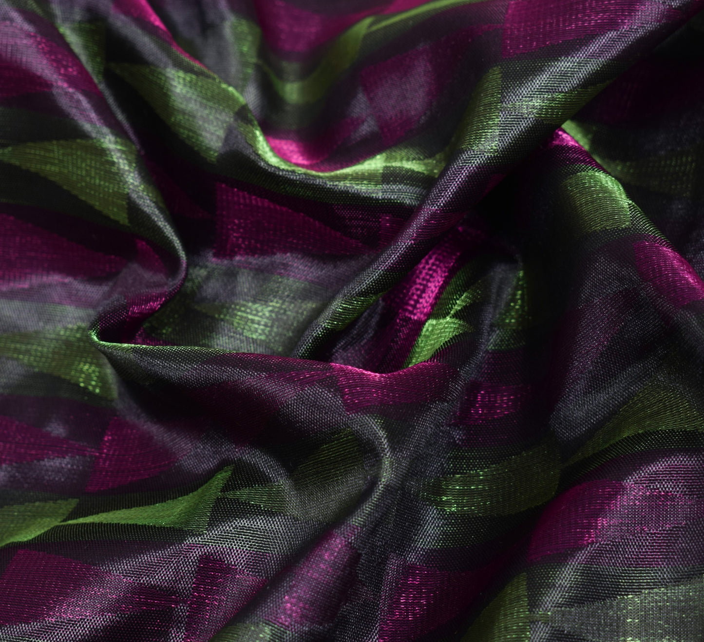 Indian Multi-Color Banarasi Sari Art Silk Self & Zari Woven Saree Blouse Fabric