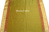 Indian Green Dual Tone Sari Banarasi Art Silk Saree with Blouse Gold Zari Woven