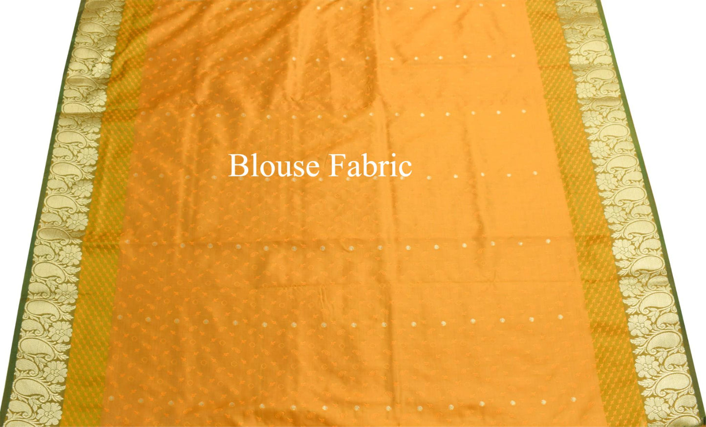 Indian Orange Dual Tone Sari Banarasi Art Silk Saree with Blouse Gold Zari Woven
