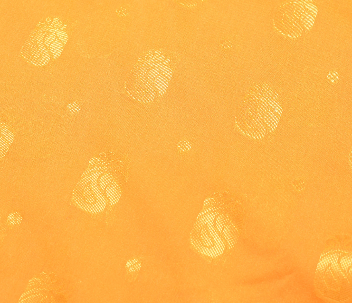 Indian Yellow Purple Sari Banarasi Art Cotton Saree with Blouse Gold Zari Woven