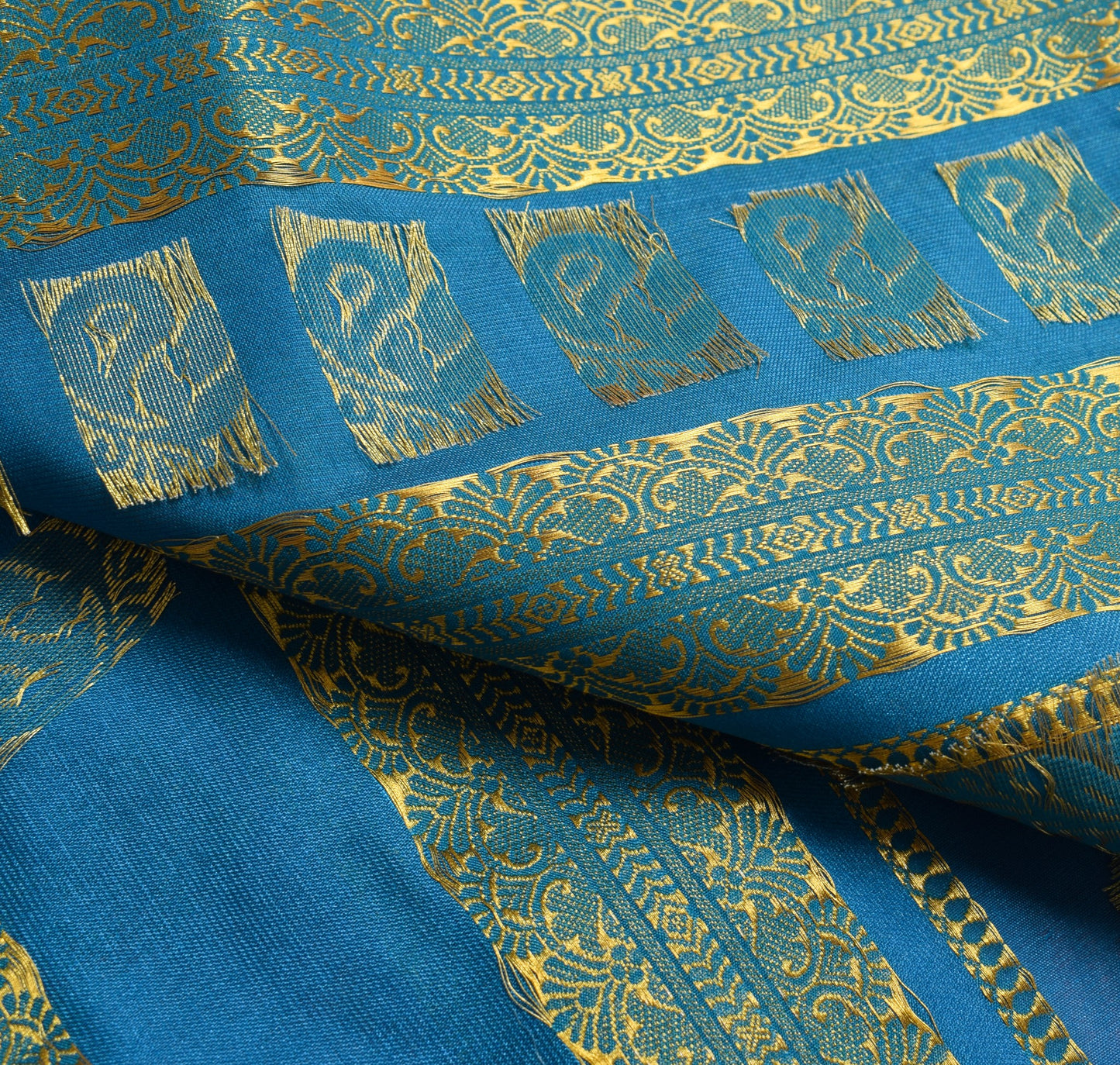 Indian Pink Sari Banarasi Art Cotton Saree with Blouse Intricate Gold Zari Woven