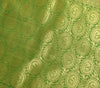 Indian Purple Sari Banarasi Art Cotton Saree with Green Blouse Gold Zari Weaving