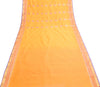 Zari Woven Banarasi Saree Cotton Art Party Wear Sari with Blouse Fabric Yellow