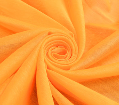 Zari Woven Banarasi Saree Cotton Art Party Wear Sari with Blouse Fabric Yellow