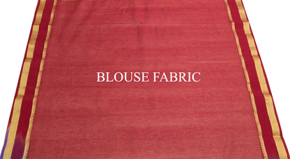 Cream Zari Woven Banarasi Saree Cotton Art Party Wear Sari with Blouse Fabric