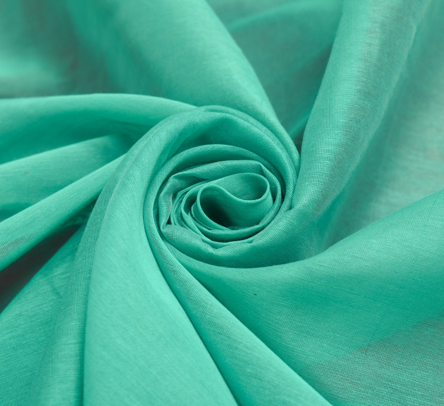 Aqua Green Zari Woven Banarasi Saree Cotton Art Party Wear Sari Blouse Fabric