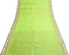 Zari Woven Green Banarasi Saree Cotton Art Party Wear Sari with Blouse Fabric