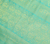 Indian Aqua Green Sari Banarasi Art Silk Saree with Blouse Gold Zari Weaving
