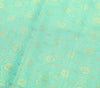 Indian Aqua Green Sari Banarasi Art Silk Saree with Blouse Gold Zari Weaving
