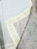 Banarasi Bed Cover Off White Silk Woven Zari Brocade Indian Cushion & Pillow Set