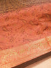 Banarasi Bed Cover Brown Silk Woven Zari Brocade Indian Cushion & Pillow Set