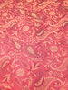 Banarasi Bed Cushion& Pillow Cover Set Art Silk Woven Brocade Maroon Indian Gift
