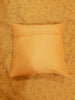 Banarasi Bed Cushion&Pillow Cover Set Art Silk Woven Brocade Yellow Indian Gift