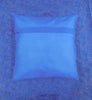 Banarasi Turquoise Blue Bed Cushion & Pillow Cover Set Silk Woven Zari Brocade