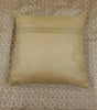 Banarasi Beige Bed Cushion & Pillow Cover Set Art Silk Woven Brocade Indian Gift