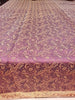 Banarasi Bed Cushion & Pillow Cover Set Wine Art Silk Woven Brocade Indian Gift