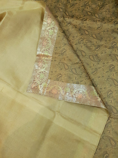 Banarasi Bed Cushion & Pillow Cover Set Art Silk Woven Brocade Indian Decor Gift