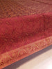 Banarasi Red Bed Cushion & Pillow Cover Set Art Silk Woven Brocade Indian Gift