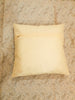 Banarasi Cream Bed Cushion & Pillow Cover Set Art Silk Woven Brocade Indian Gift