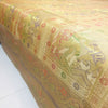 Beige Banarasi Bed Cushion & Pillow Cover Set Elephant Silk & Woven Brocade Gift