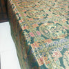 Banarasi Bed Cushion & Pillow Cover Set Elephant Dark Green Woven Brocade Gift