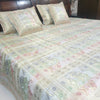 Banarasi Bed Cushion & Pillow Cover Set White Elephant Silk & Woven Brocade Gift