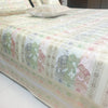Banarasi Bed Cushion & Pillow Cover Set White Elephant Silk & Woven Brocade Gift