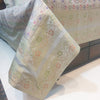Banarasi Bed Cushion & Pillow Cover Gray Set Mandala Woven Zari Brocade Gift