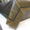 Black Banarasi Bed Cushion & Pillow Cover Set Mandala Woven Zari Brocade Gift