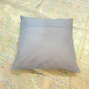 Banarasi  Bed Cushion & Pillow Cover Silk & Woven Zari Brocade Peacock Gray Set