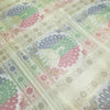 Banarasi Bed Cushion & Pillow Cover Set Peacock White Silk & Woven Brocade Gift