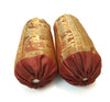 30x15 Inch Bolster Cover Brown Indian Woven Zari Brocade Banarasi Silk Elephant