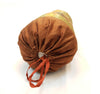 30x15 Inch Bolster Cover Brown Indian Elephant Woven Zari Brocade Banarasi Silk