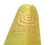 30x15 Inch Bolster Cover Indian Green Mandala Woven Zari Brocade Banarasi Silk