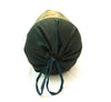 30x15 Inch Bolster Cover Bottle Green Peacock Woven Zari Brocade Banarasi Silk