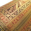 30x15 Inch Bolster Cover Decor Black Taj Mahal Woven Zari Brocade Banarasi Silk