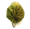 30x15 Inch Bolster Cover Decor Elephant Green Woven Zari Brocade Banarasi Silk