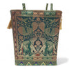 Green Handbag Indian Ethnic Elephant Woven Zari Brocade Fabric Shoulder Hand Bag