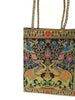 Black Indian Handbag Ethnic Peacock Elephant Woven Zari Brocade Shoulder Bag