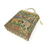 Black Indian Handbag Ethnic Peacock Elephant Woven Zari Brocade Shoulder Bag