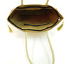 Beige Indian Handbag Ethnic Peacock Elephant Woven Zari Brocade Shoulder Bag
