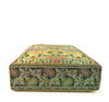 Handbag Ethnic Peacock Elephant Woven Zari Brocade Dark Green Shoulder Hand Bag