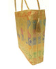 Ethnic Beige Handbag Peacock Woven Zari Brocade Fabric Traditional Shoulder Bag