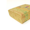 Ethnic Beige Handbag Peacock Woven Zari Brocade Fabric Traditional Shoulder Bag