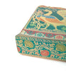 Ethnic Teal Green Handbag Peacock Woven Zari Brocade Fabric Classy Shoulder Bag