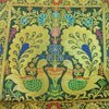 Peacock Woven Handbag Indian Ethnic Zari Brocade Women Dark Green Shoulder Bag