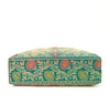 Teal Green Peacock Woven Handbag Indian Ethnic Zari Brocade Women Shoulder Bag