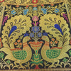 Peacock Woven Handbag Black Indian Ethnic Zari Brocade Women Shoulder Hand Bag
