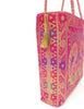 Hot Pink Peacock Woven Handbag Indian Ethnic Zari Brocade Women Shoulder Bag