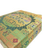 Green Ethnic Hand Bag Banarasi Zari Brocade Golden Tassels in Elephant Motif